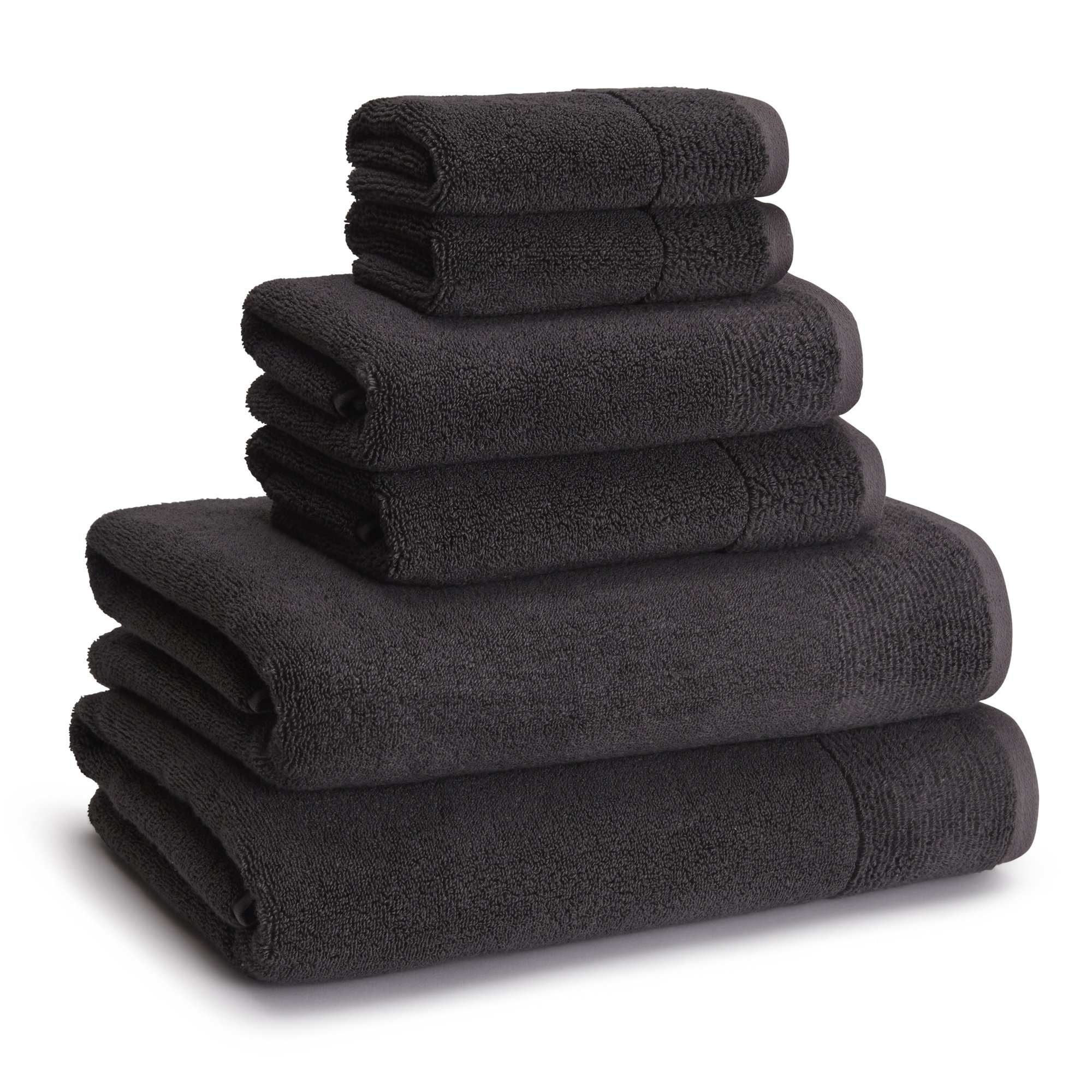Maven Bath Towel, Coal