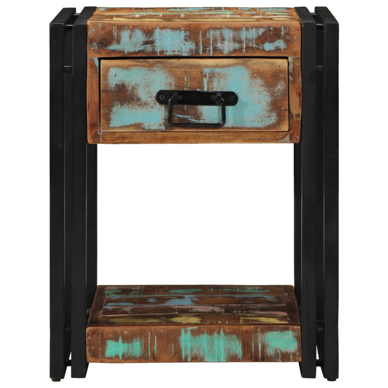 40cm W Solid Wood Bedside Table