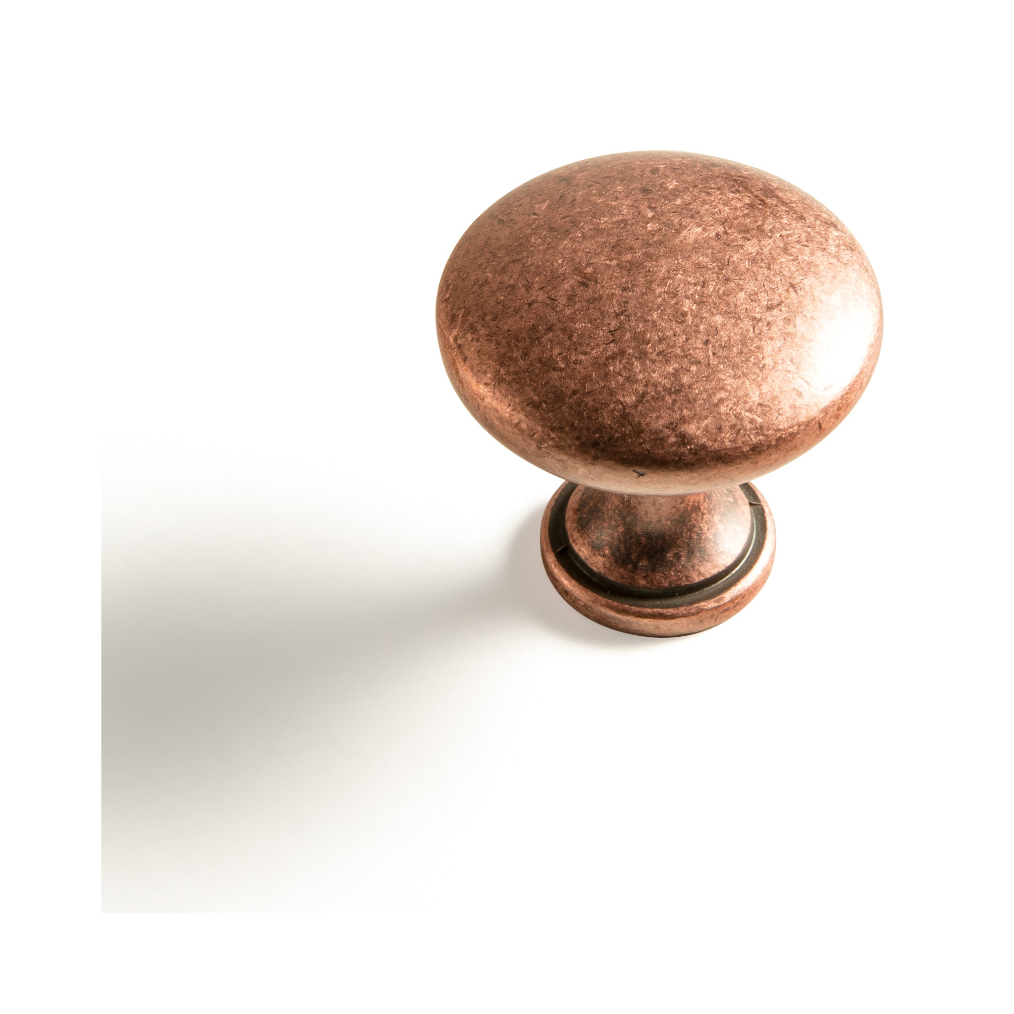 1.18" Mushroom Knob, Antique Copper