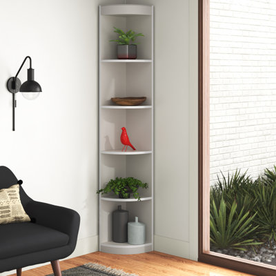 Bibliothèque d'angle Neffs H 77 "x l 12"
