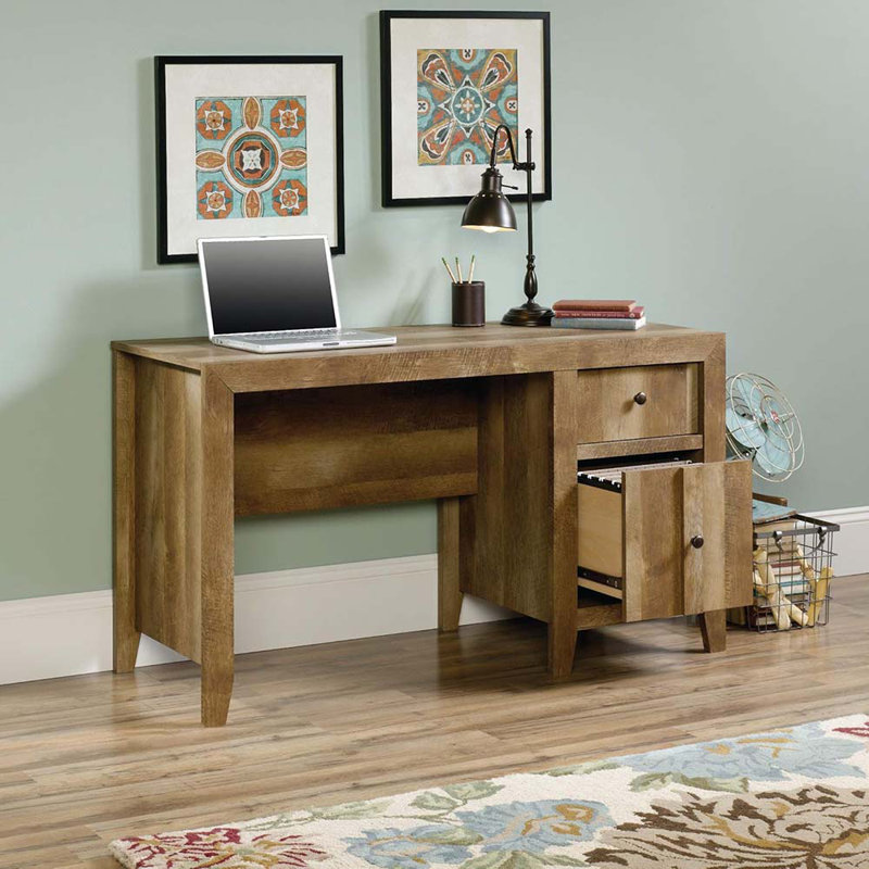 Computer Desk Craftsman Oak Finish