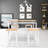 Carmi 4 - Person Solid Wood Top Four Leg Dining Set