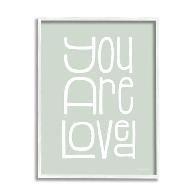«You Are Loved Casual Expression» par Susan Ball - impression