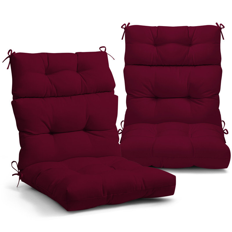 Indoor/Outdoor Seat/Back Cushion, Red Purple