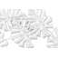 Wall sculpture Palm Leaf Ensemble