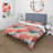 Coral Canvas Tropical Pattern II Abstract Duvet Cover-74522295