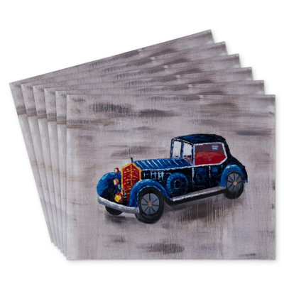 Toy Car Polyester Boltwood Set of 6 | Home Decor Essentials