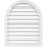 Ekena Millwork PVC Wall Louver / Gable Vent