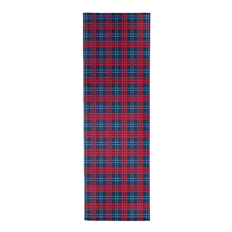 Plaid Indoor Rug, Round 5'