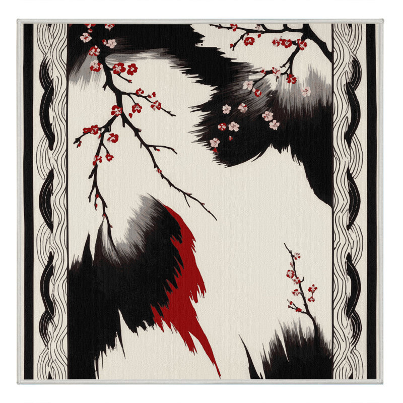 Plum Whisper Rug, Square 8'