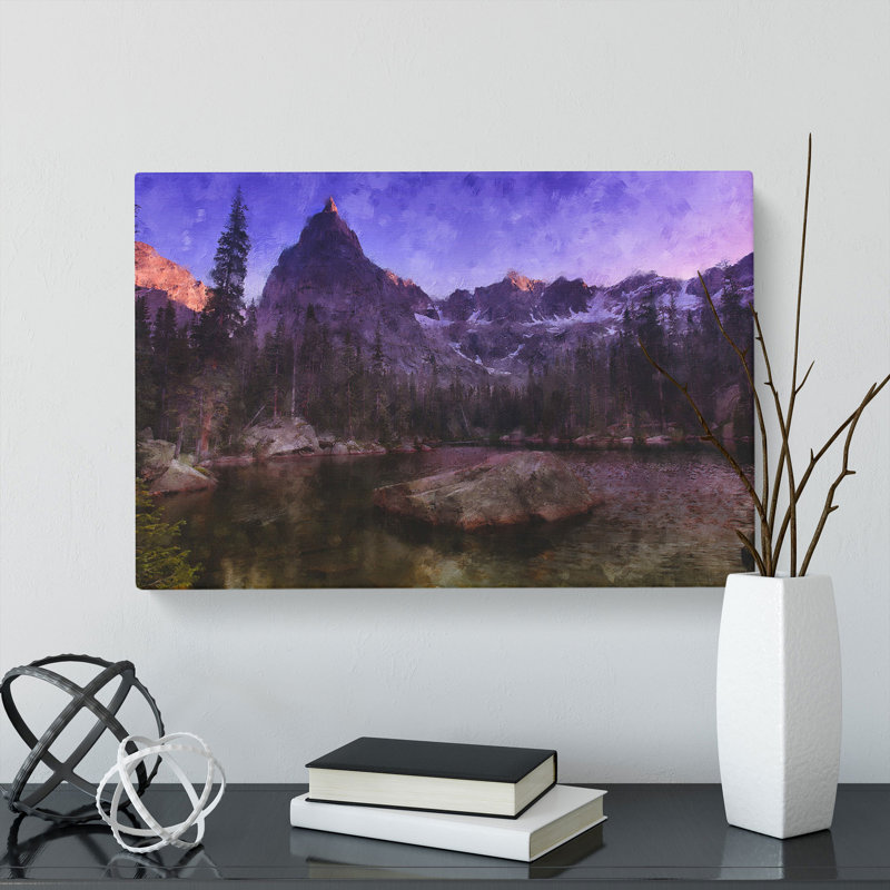 Eagle Peak Mountain - Wrapped Canvas, 40cm H x 60cm W x 3cm D