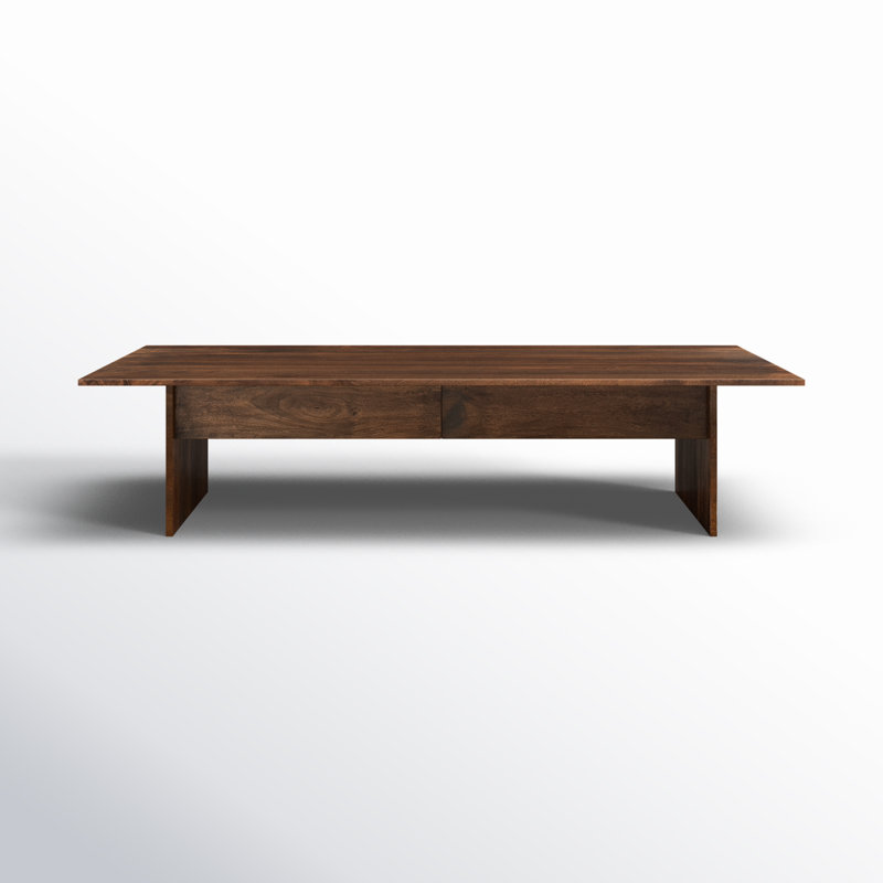 Giedre Solid Wood Single Coffee Table