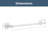 Jamestown 24" Wall Mounted Towel Bar-12238435