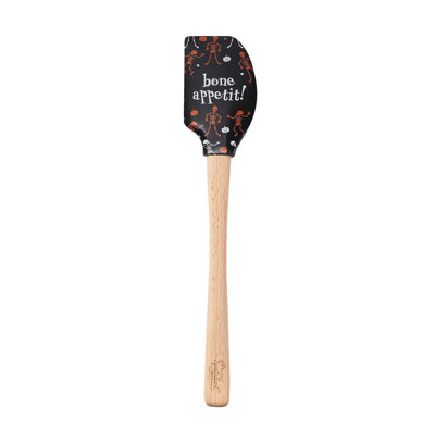 Tovolo Spatulart Bone Appetit Silicone Spatula with Wood Handle