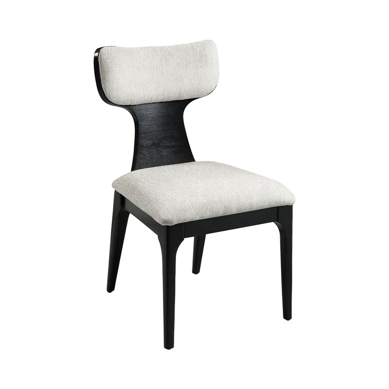 CHAISE L 20,4 po (ENSEMBLE 2), CHENILLE BEIGE, Noir