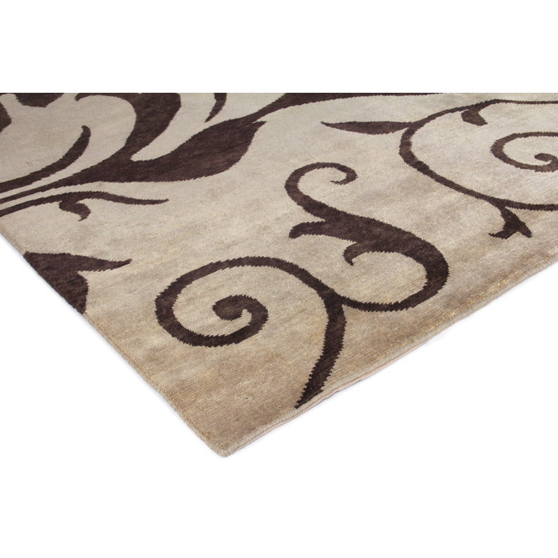 Metro-Velvet Floral Area Rug, Rectangle 8'6" x 11'6"