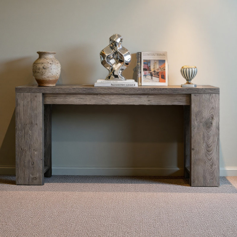 Wood Entryway Table,Console Table,Side Table, Gray