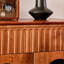 Buffet simple en verre mural