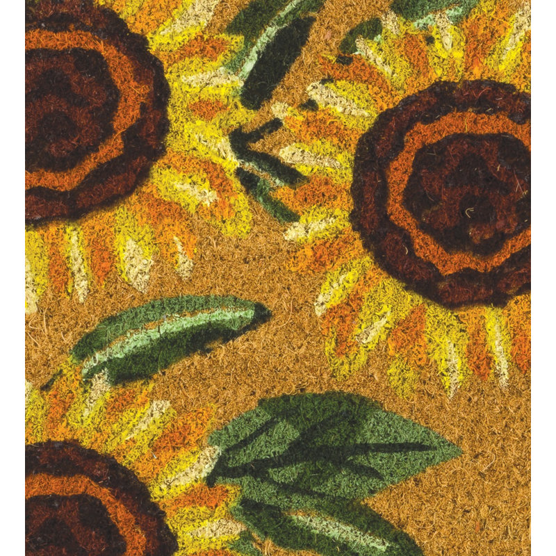 Paillasson antidérapant 30x18, Sunflower