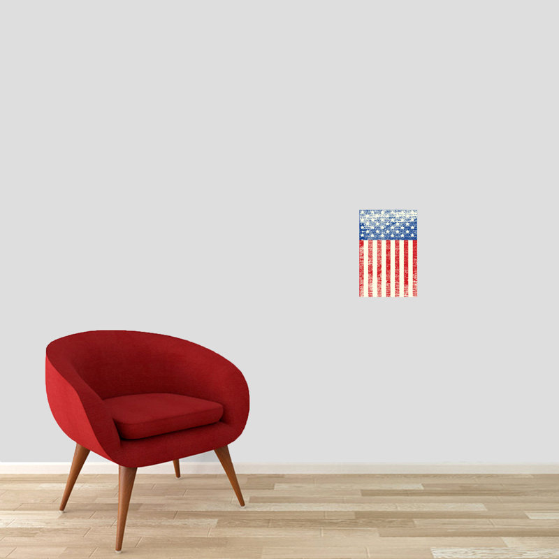 Décalcomanie murale american american rustique, H 12 po x l 8 po, Oui