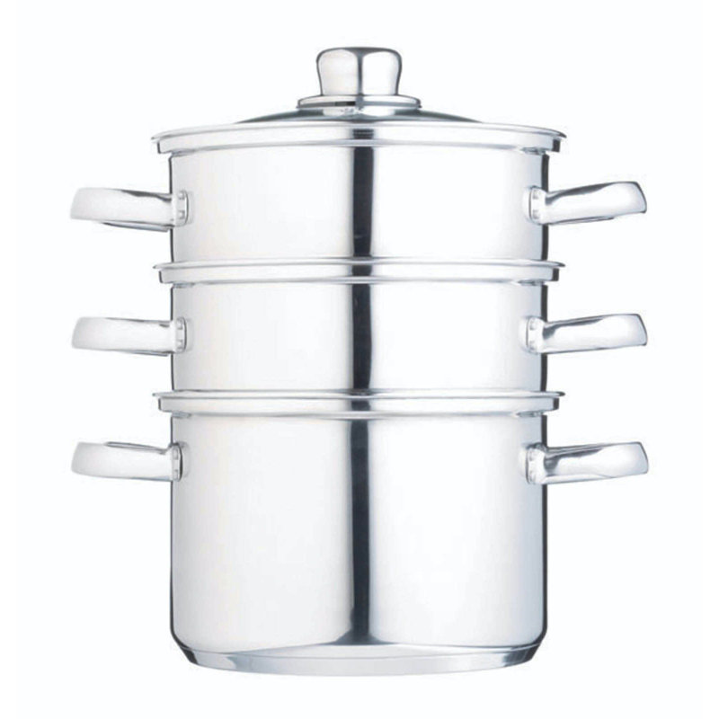 Clearview 3 Tier Steamer Basket, 18 cm