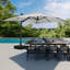 Naithan Lighted Cantilever Umbrella Included Base with Wheels-658927529-624467515