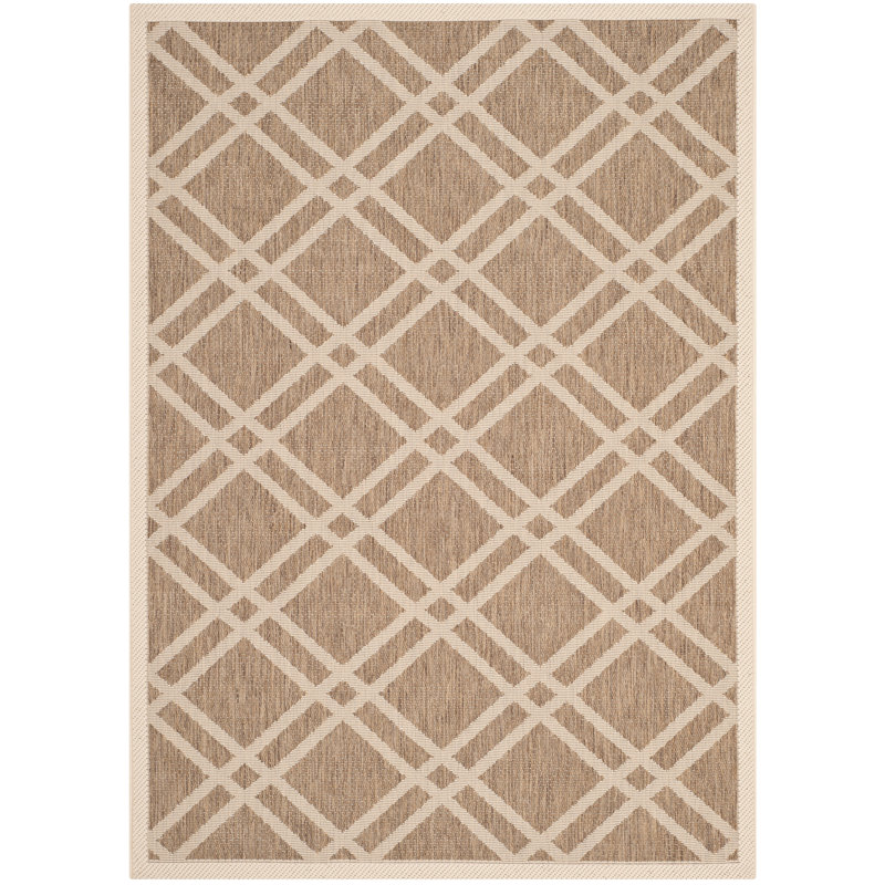 Tapis intérieur / extérieur Arneshia, Rectangle 4 pi x 5 pi 7 po