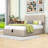Upholstered Platform Bed with a Hydraulic Storage System-794724901-794724900