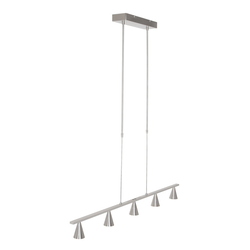 Vortex 5 - Light Geometric Pendant, Steel