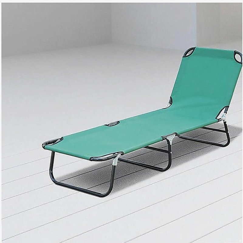 Méridienne de patio pliante, chaise de bronzage d'extérieur