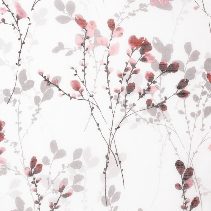Molineux Other Semi Sheer Curtain Single Panel, 52" W x 84" L, Blush