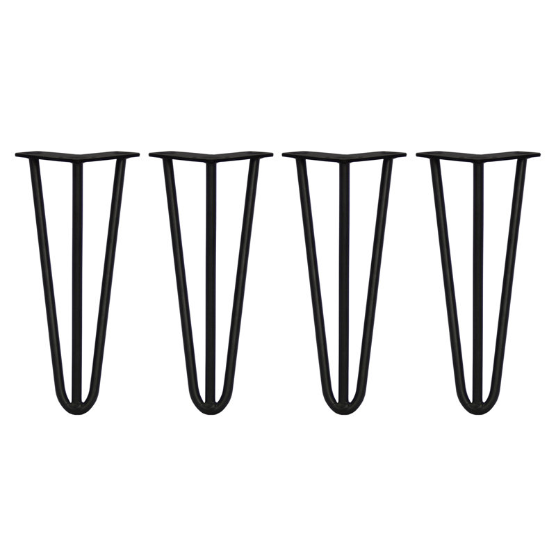 Thrailkill Table Leg, Black, 30.48cm H x 11cm W x 8cm D