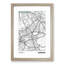 Map Edinburgh UK - Picture Frame Graphic Art-62802373-62802374