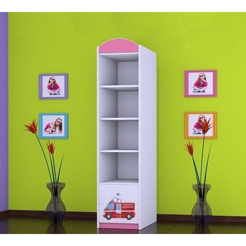 Branham 1 Door Wardrobe, Pink