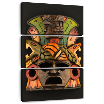 Senne Aztec Wooden Mask