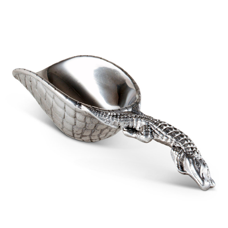 Cuillère à glace en alligator Arthur Court Designs