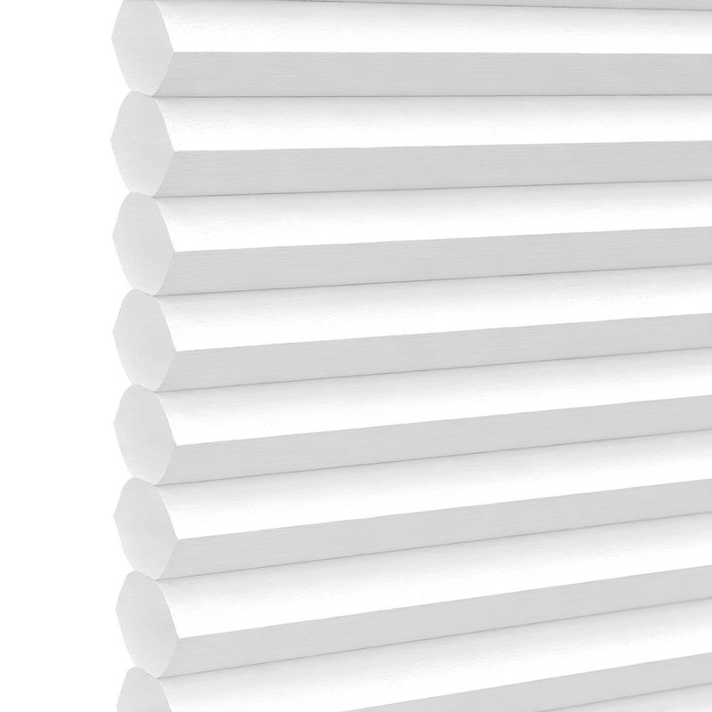Store alvéolaire filtrant la lumière No Drill EZ Grip, blanc, l 35 po x H 36 po, White, 35" W x 36" H