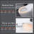 Luxury Smart Toilet With Bidet Seat Built-In, Intelligent Toilet Auto Open/Close Seat, Foot Sensor, LED Display,Night Light, Warm Water & Dryer,White