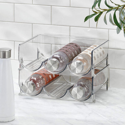 Deray 6 Bottle Tabletop Wine Bottle Rack in Clear