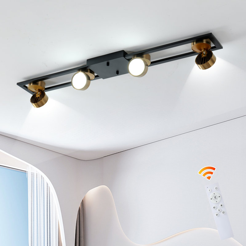 Plafonnier encastré à intensité variable à 4 lumières DEL 35,43 po Niala