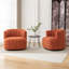 Fauteuil demi-tonneau pivotant rembourré Bryonie-1787267304