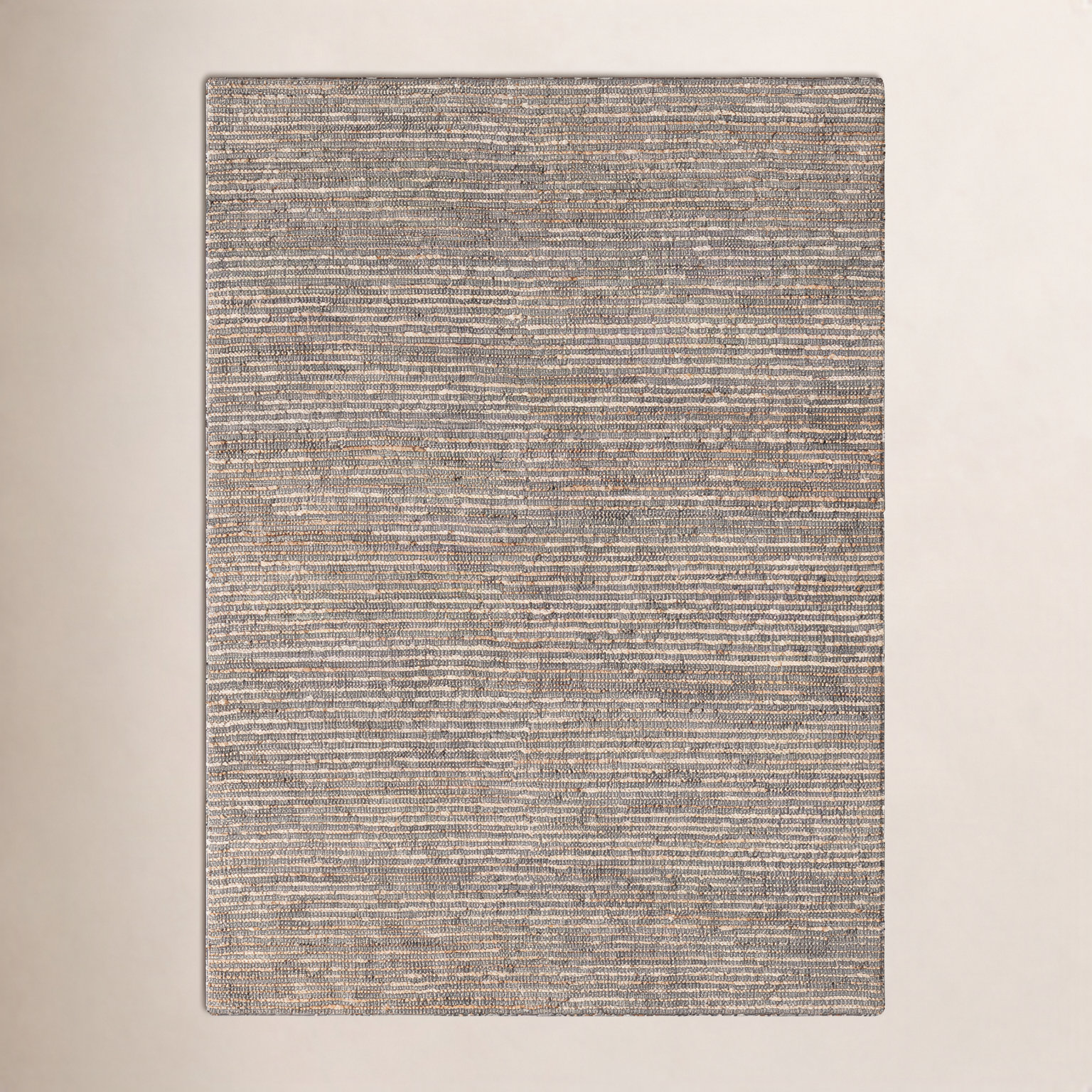 Hayes Handmade Gray Rug, Rectangle 8' x 10'