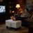 28.5" Rectangular Lift-Top Storage Ottoman, Solid Color Footrest-987953344