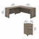 Bush Business Furniture Studio C L Shaped Desk with Mobile File Cabinet and Return
