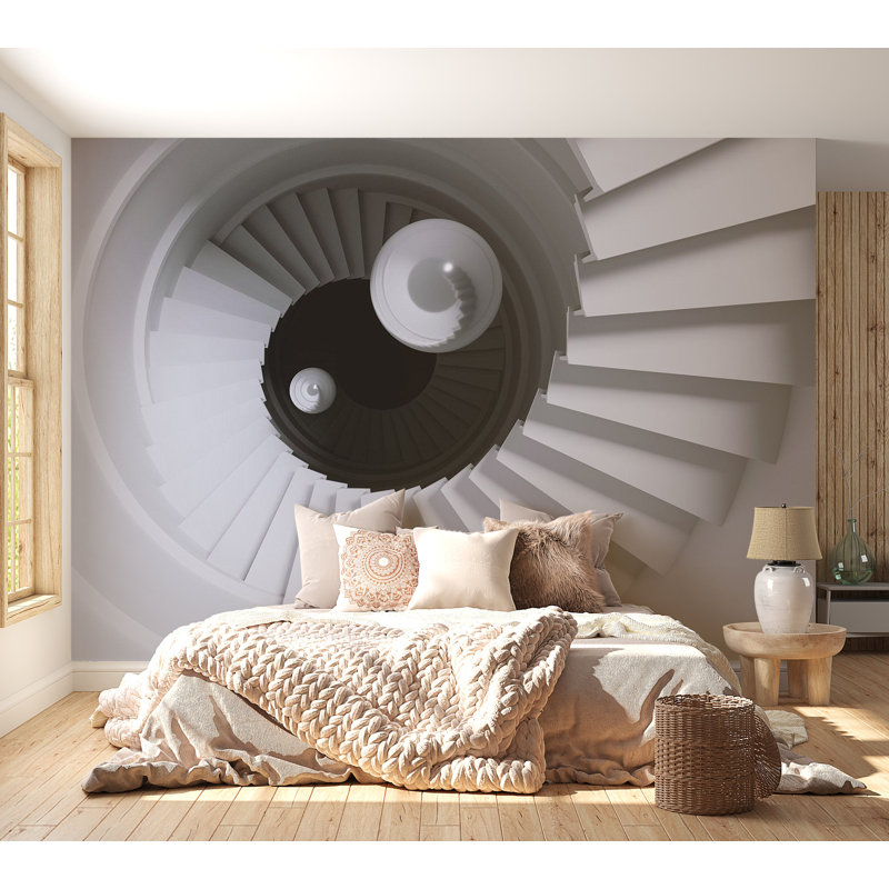 Papier peint illusion 3D - Time Tunnel, L 41 po x l 59 po