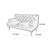 Pull Button Simple Modern Green Double Sofa