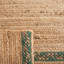 Tapis réversible en jute / coton tissé à la main Trigg-1901983330