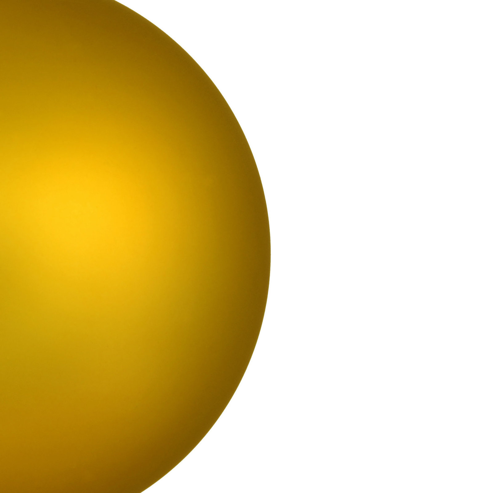 Holiday Décor Ball Ornament, 2.75" H x 2.75" W x 2.75" D, Matte Medallion Gold