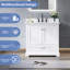 Meuble-lavabo sur pied l 36 po x H 34,2 po avec comptoir en marbre de culture blanc pur et lavabo simple-1069503542-1068242428