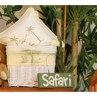 African Plains Embroidered Cotton Blend Throw Pillow